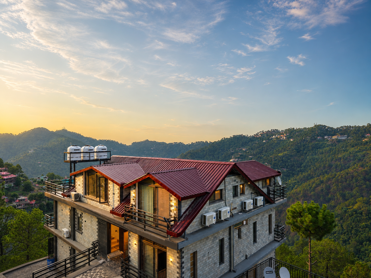 Kosh Villa Glenhaven | 3-BHK Villa with Private Balconies & Panoramic Mountain Views
